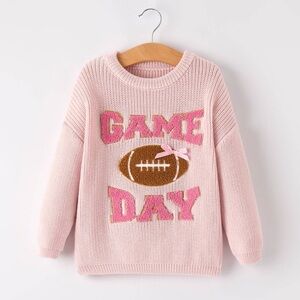 **NWT**ON SALE NOW! Girls Boutique Pink Football Game Day Sweater